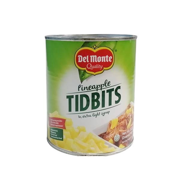 Del Monte Pineapple Tidbits 836g