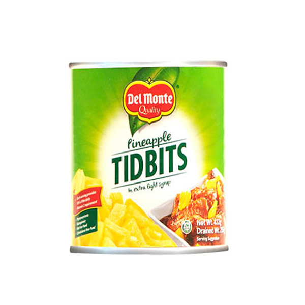 Del Monte Pineapple Tidbits 432g
