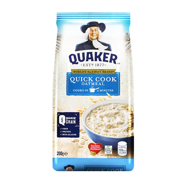 Quaker Quick Cooking Oats 200g