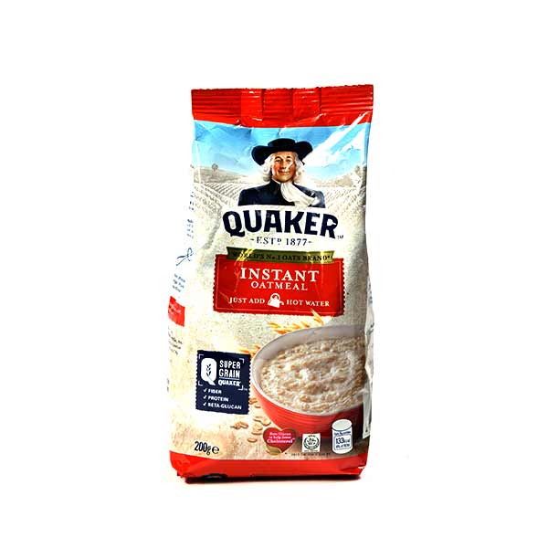Quaker Instant Oats Foil 200G