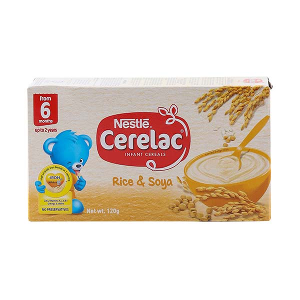 Cerelac Rice And Soya 120g