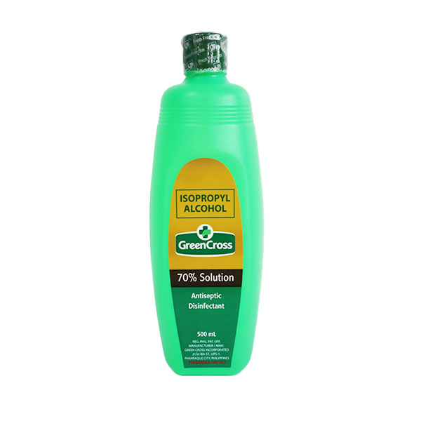 Green Cross Isopropyl Alcohol 70% Solution 500mL