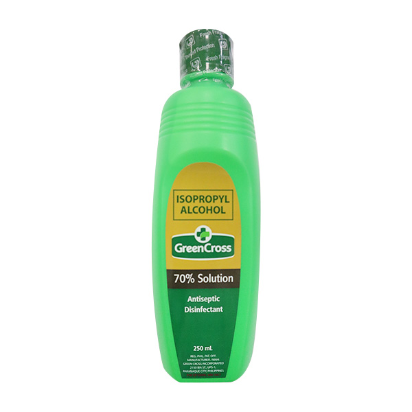 Green Cross Isopropyl Alcohol 70% Solution 250mL