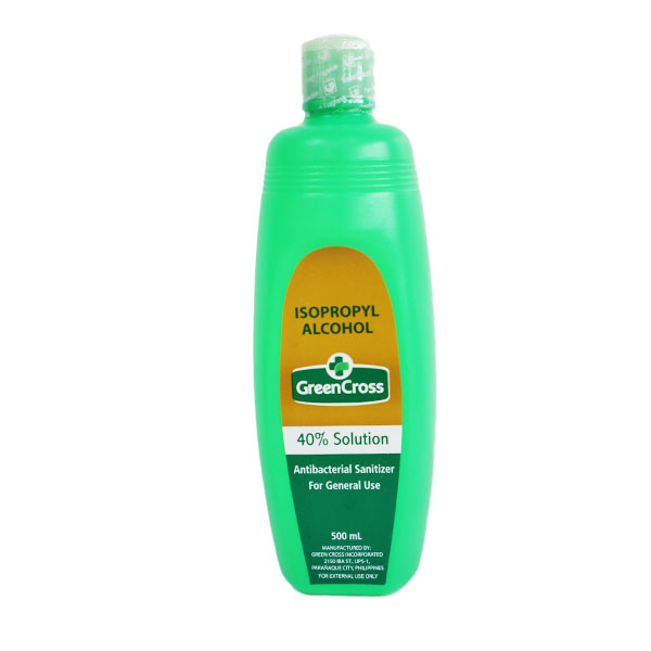Green Cross Isopropyl Alcohol 40% Solution 500mL