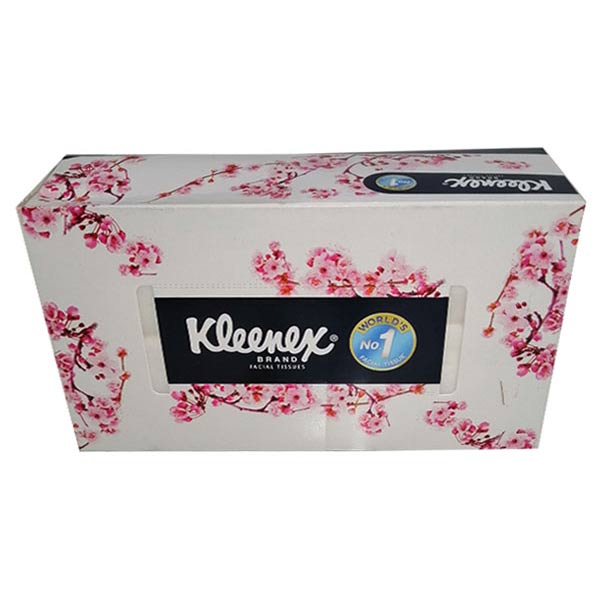 Kleenex 2-Ply Facial Tissue Unscented Box 100 Pulls