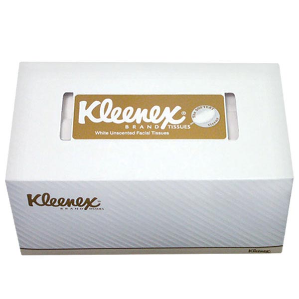Kleenex Facial Tissue Unscented 2Ply Box 190Pulls