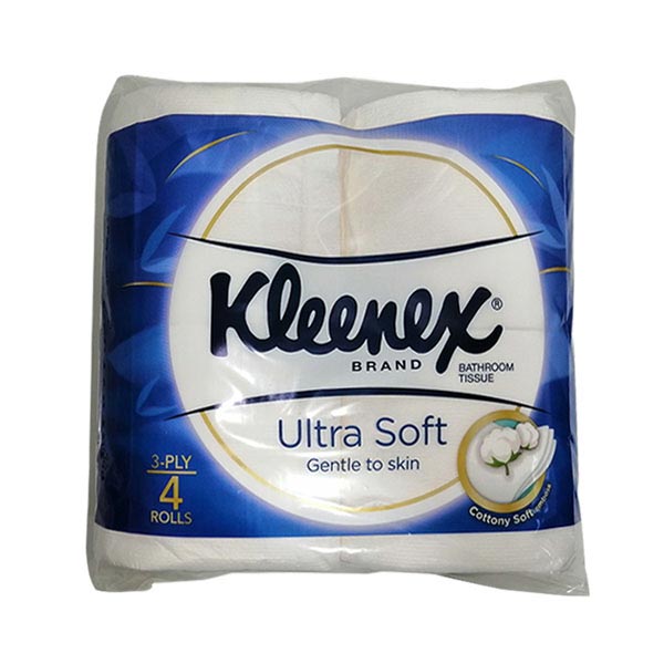 Kleenex Bathroom Tissue Ultrasoft 3Ply 4Rolls