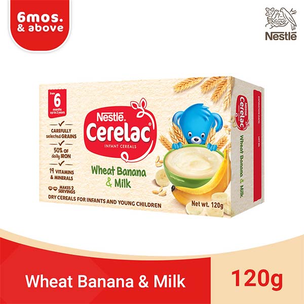 Cerelac Wheat Banana With Milk 120g