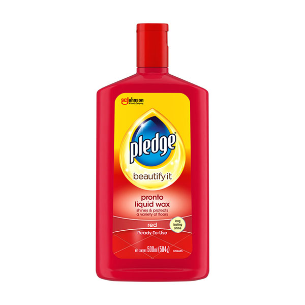 Pledge Pronto Liquid Wax Red 500Ml