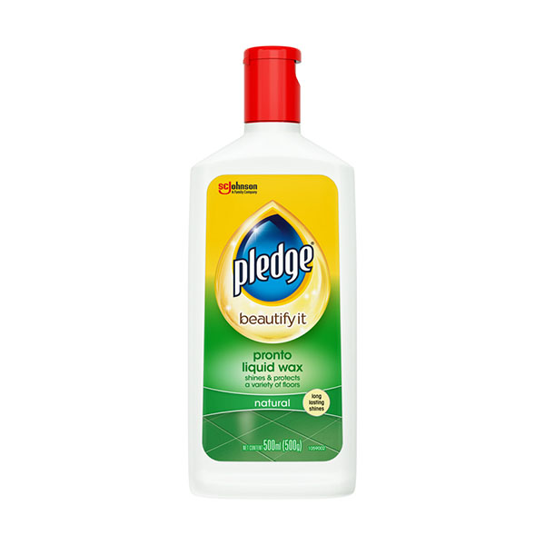 Pledge Pronto Liquid Wax Natural 500Ml