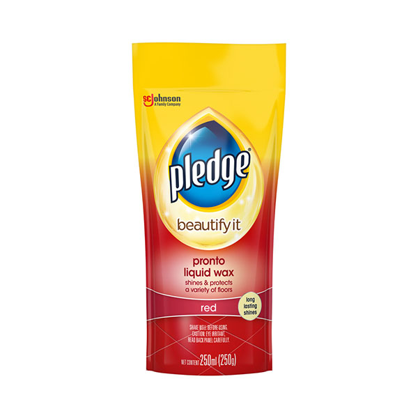 Pledge Pronto Liquid Wax Red 250Ml