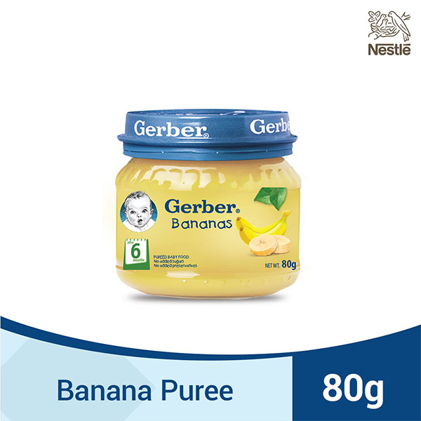 Gerber Banana Puree 80g