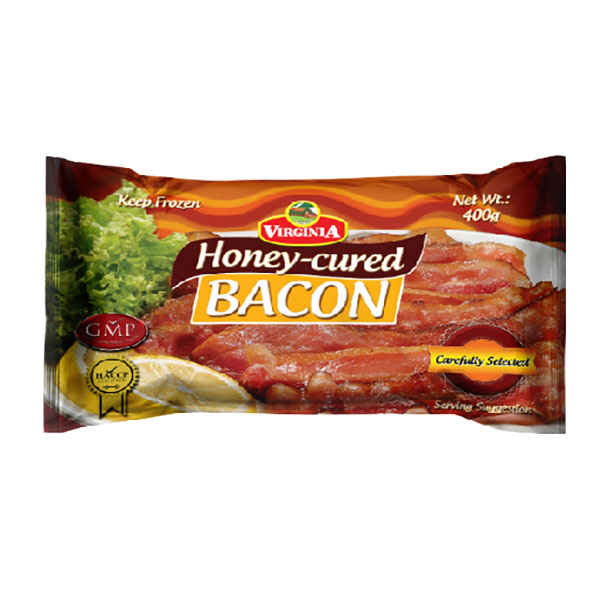 Virginia Honey-cured Bacon 400g