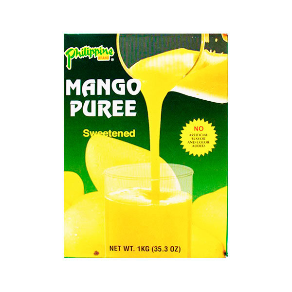 Philippine Mango Puree Sweetened 1kg