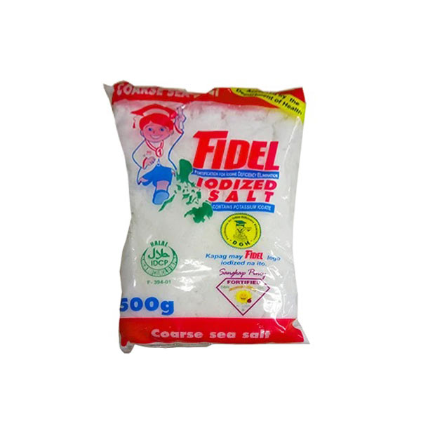 Fidel Iodized Salt Coarse 500g