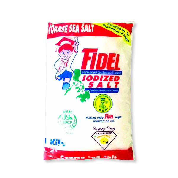 Fidel Iodized Salt Coarse 1000g