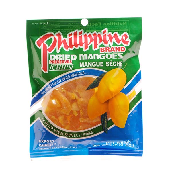 Philippine Brand Dried Mango Chips 200g