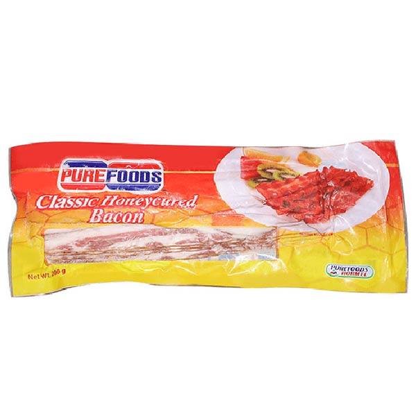 Purefoods Honeycured Bacon Sliced 200g