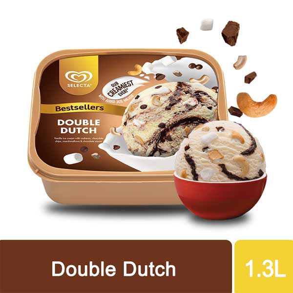 Selecta Double Dutch Ice Cream 1.3L