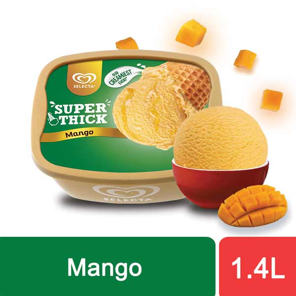 Selecta Super Thick Mango Ice Cream 1.4L