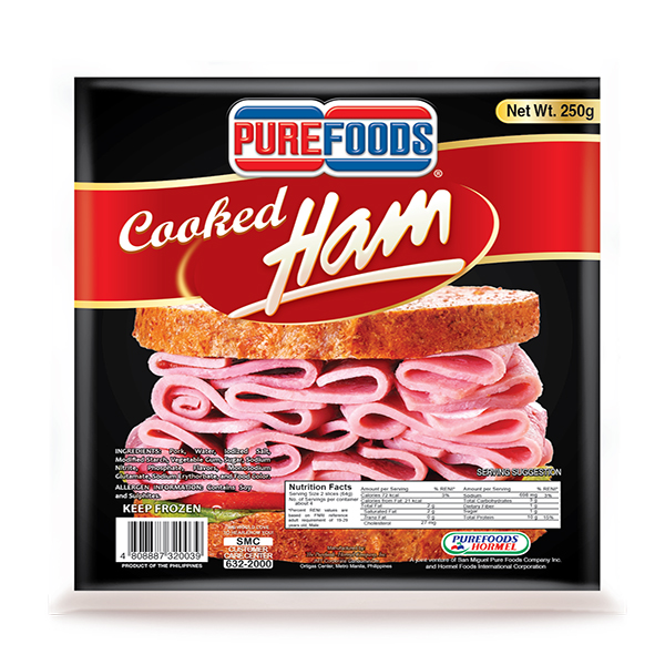Purefoods Cooked Ham Sliced 250g