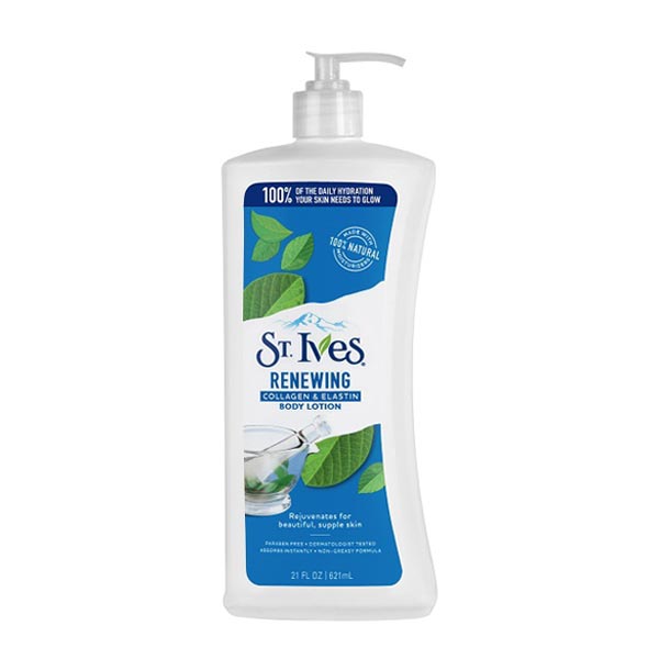 St. Ives Body Lotion Renewing Collagen Elastin 21Oz
