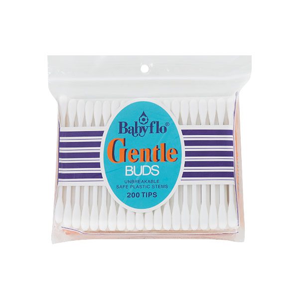 Babyflo Gentle Buds Pliable Paper Stem 200 Tips