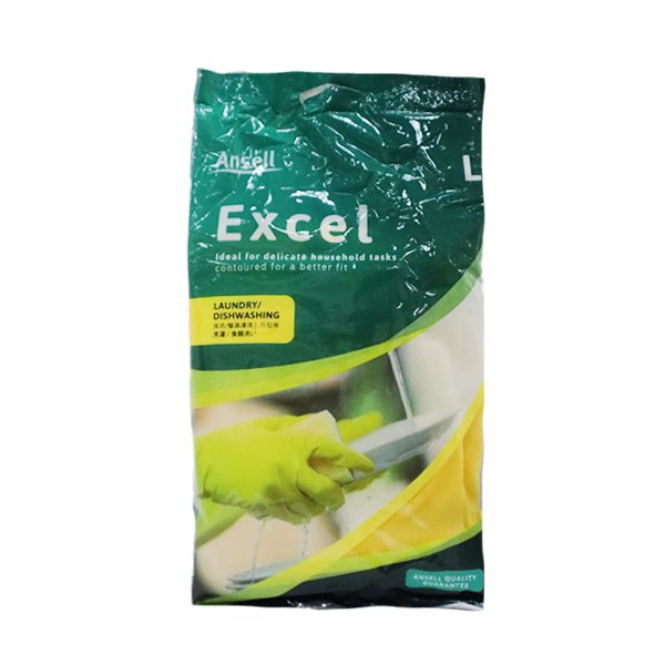 Ansell Excel Gloves Yellow Large