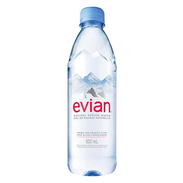 Evian Natural Spring Water 500ml