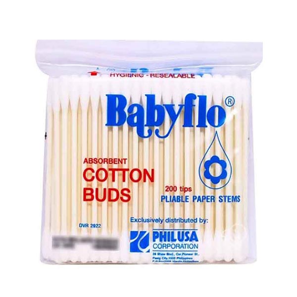 Baby Flo Absorbent Cotton Buds 200 Tips