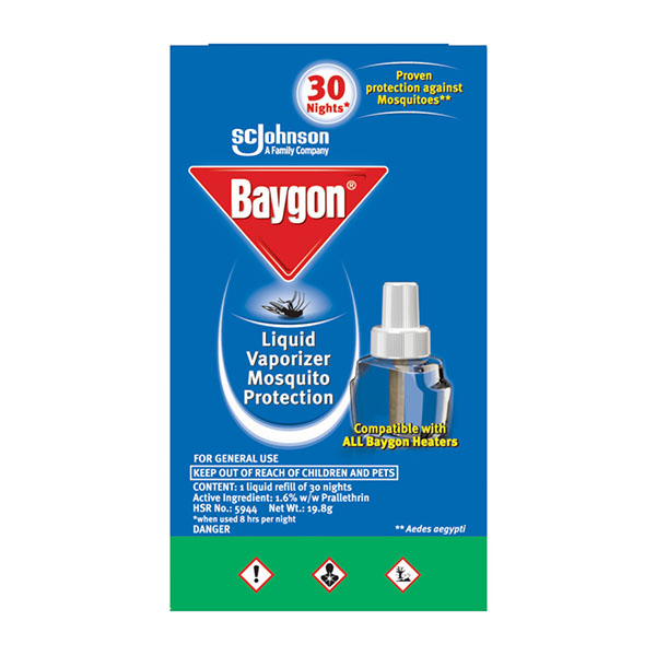 Baygon Liquid Vaporizer Refill 19.8G