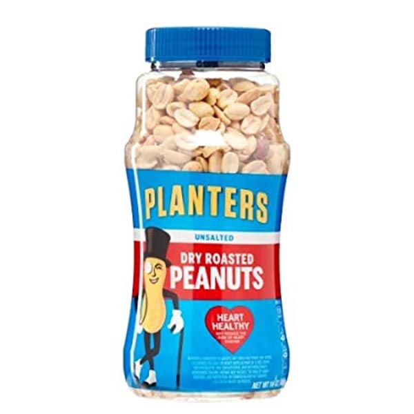 Planters Unsalted Dry Roasted Peanuts 16oz