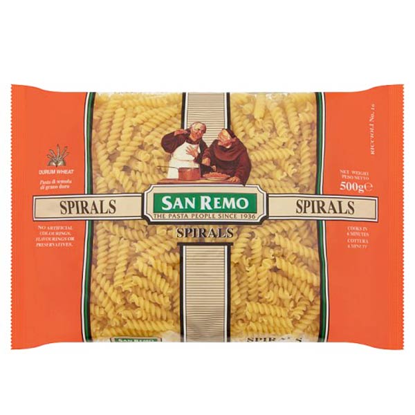 San Remo Spirals 500g
