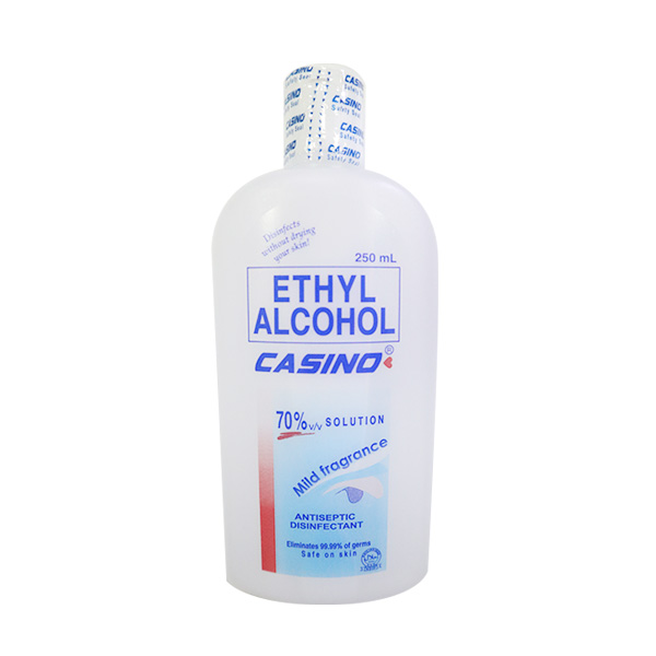 Casino Ethyl Alcohol Mild Fragrance 70% Solution 250mL
