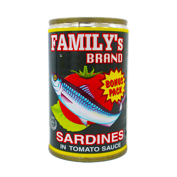 Family Sardines Regular Green 155g