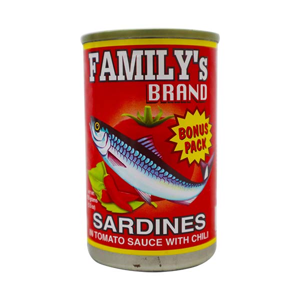 Family Sardines Regular Red 155g