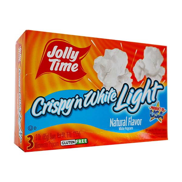 Jolly Time Crispy 'n White Light Natural Flavor Popcorn 9oz