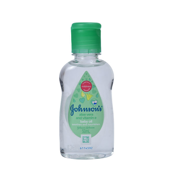 Johnson's Aloe Vera and Vitamin E Baby Oil 50ml