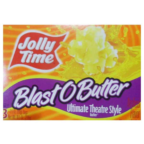 Jolly Time Microwave Popcorn Blast-O-Butter 10.5oz