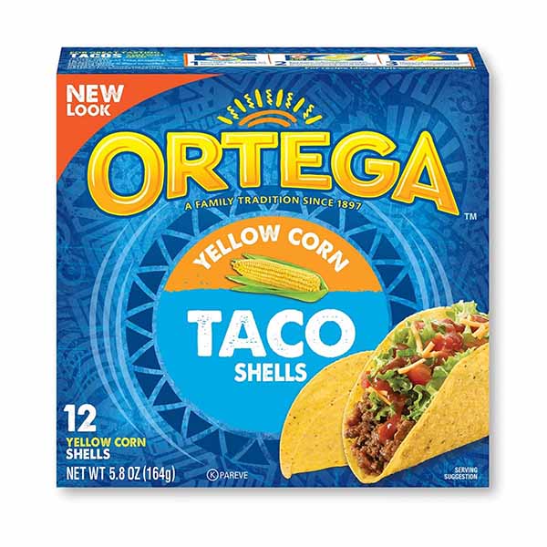 Ortega Taco Shells Yellow Corn 4.9oz