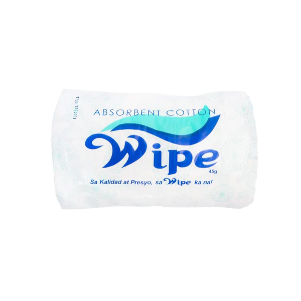 Wipe Absorbent Cotton 45g