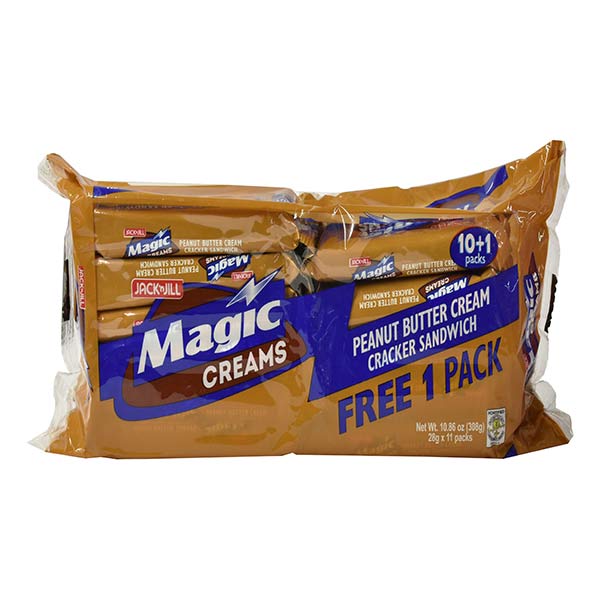 Jack 'n Jill Magic Creams Peanut Butter 11pcs 28g
