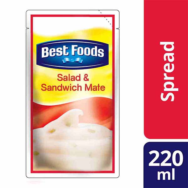 Best Foods Sandwich Spread Salad Mate 220ml Pouch