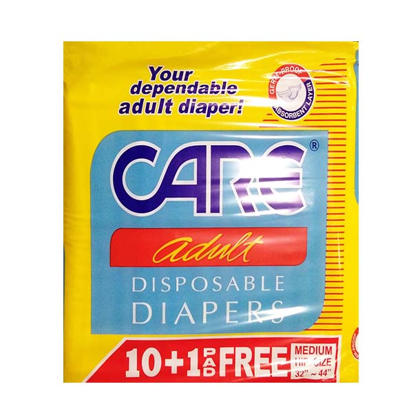 Care Adult Diaper Medium 10pcs