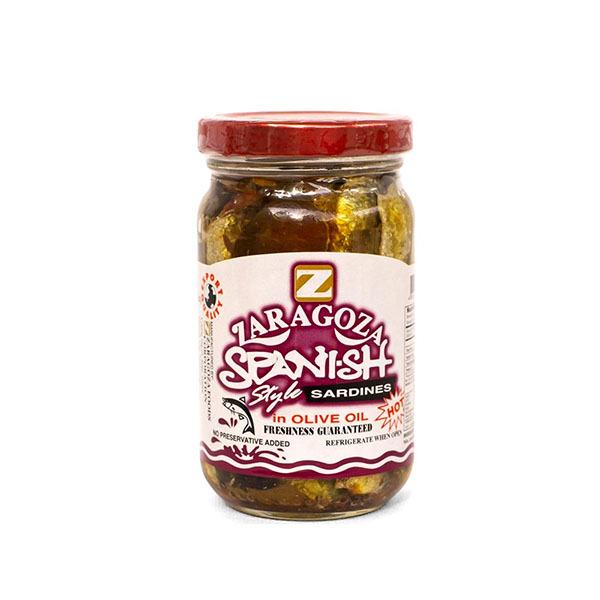Zaragoza Spanish Style Sardines in Olive Oil Hot 220g