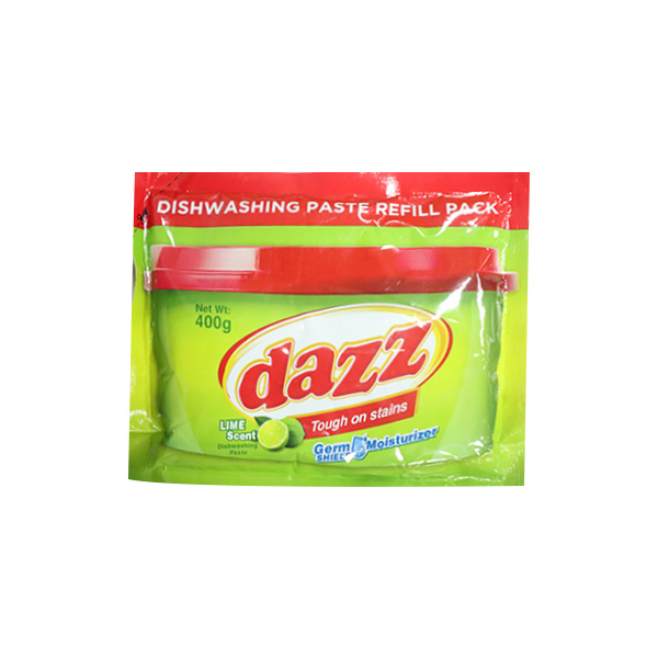 Dazz Dishwashing Paste Lime Refill 24 × 400g