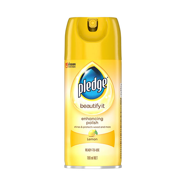 Pledge Furniture Polish Lemon 180Ml