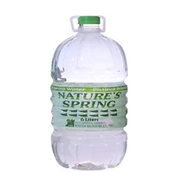 Nature's Spring Distilled Water 6L