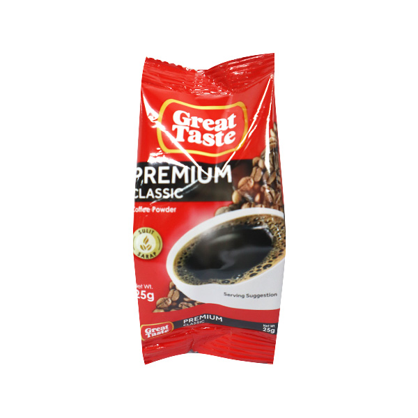 Great Taste Premium Classic Coffee Powder 25g