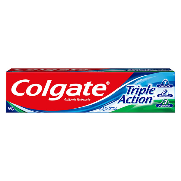 Colgate Triple Action Anti-Cavity Family Toothpaste 193g